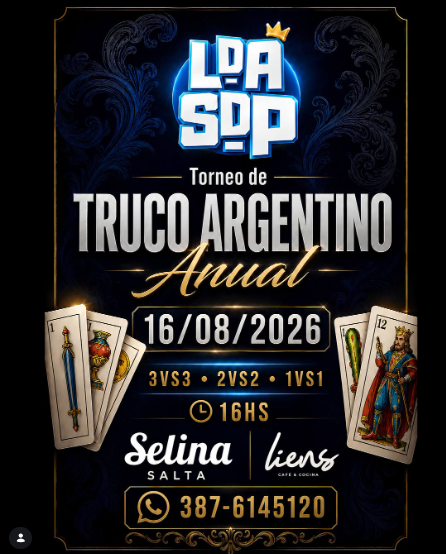 Torneo Anual de Truco Argentino.