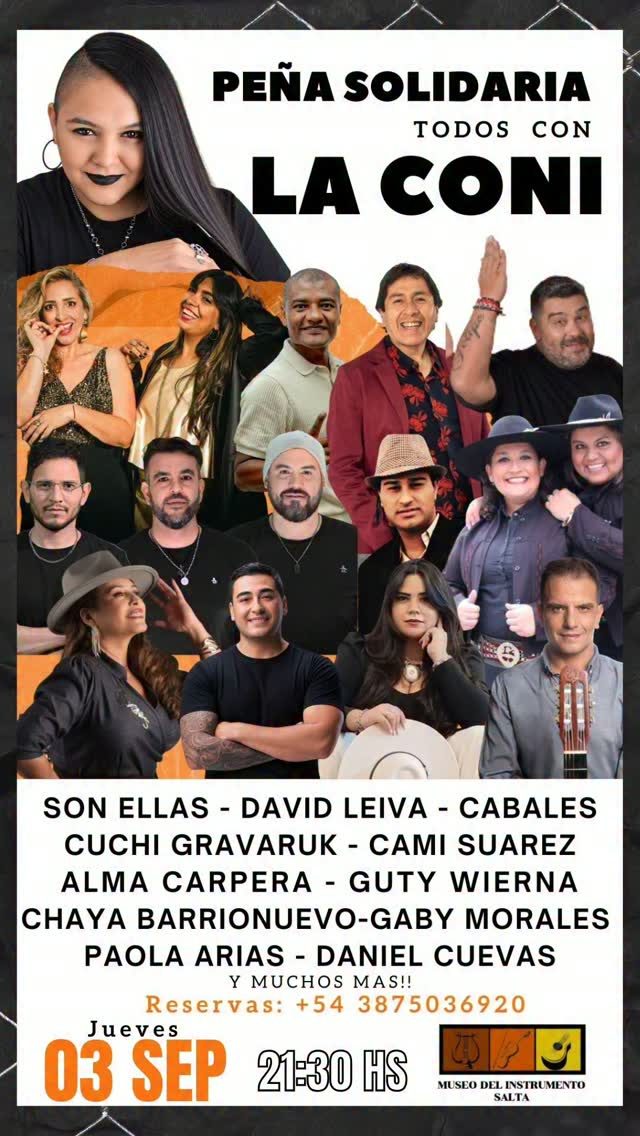 Peña Solidaria "Todos con la Coni".