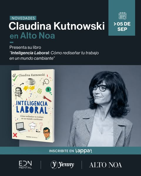 Claudina Kutnowski presenta su libro "Inteligencia Laboral".