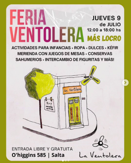 Feria Ventolera +Locro.