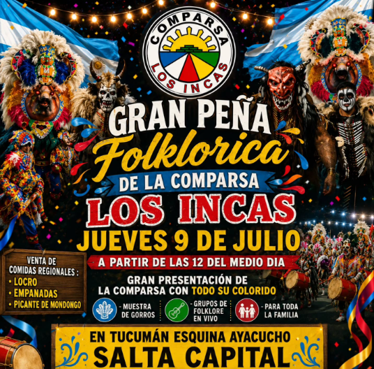 Gran Peña Folklórica de la Comparsa "Los Incas".