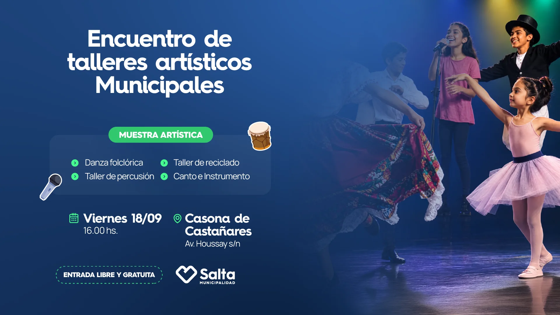 Muestra de los Talleres Artísticos Municipales.