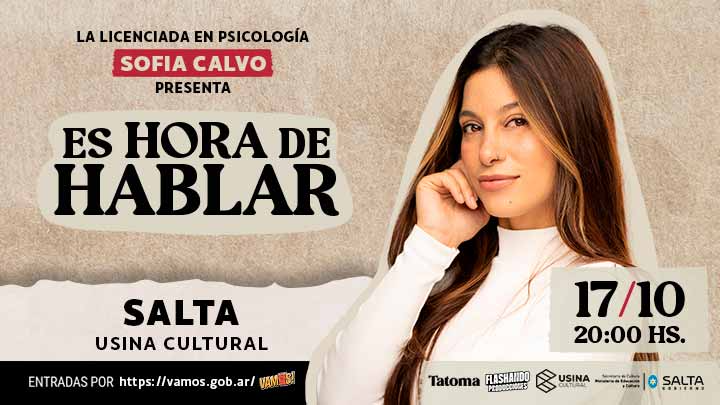 Sofia Calvo presenta: Es hora de hablar.