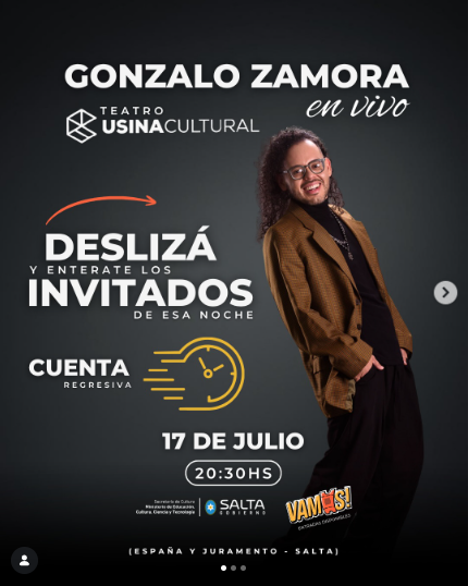 Gonzalo Zamora en Vivo.