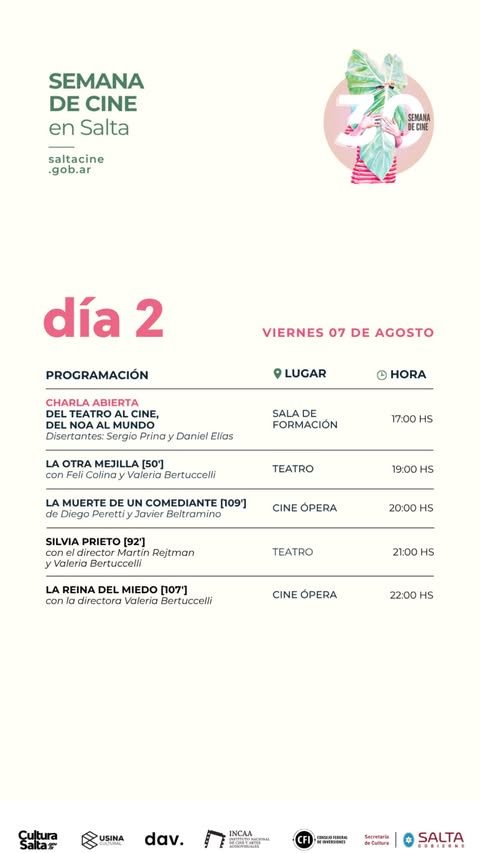 30 Semana del Cine en Salta - Día 2.