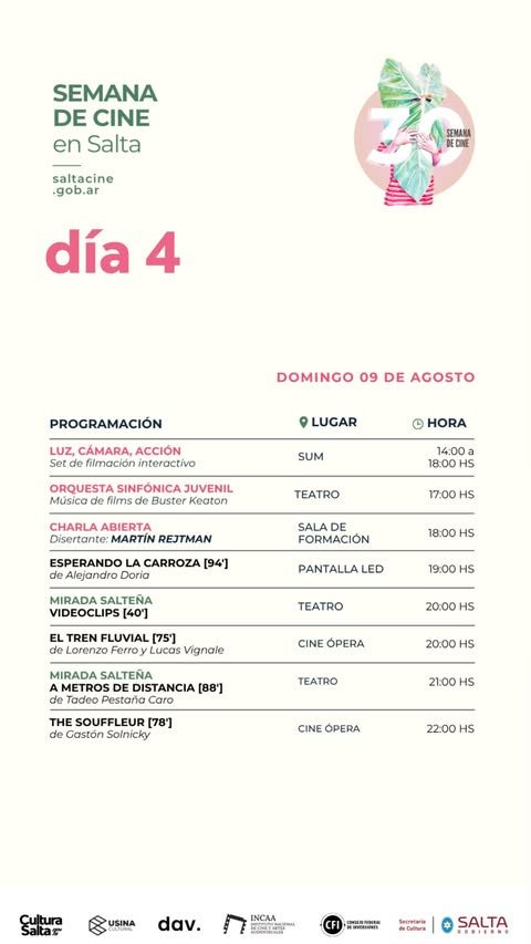 30 Semana del Cine en Salta - Día 4.
