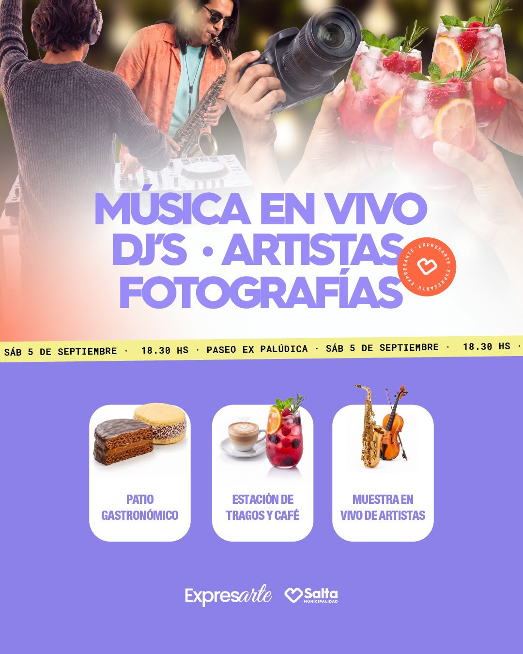 Expresarte - Inauguración de la Muestra Fotográfica “El Milagro de la Ciudad”.