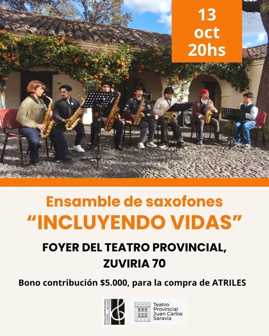 Ensamble de saxofones "Incluyendo Vidas".