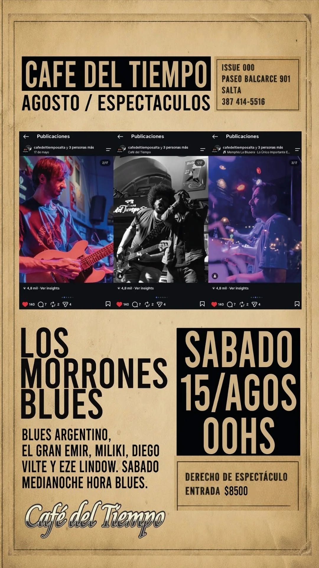 Los Morrones Blues en Vivo.