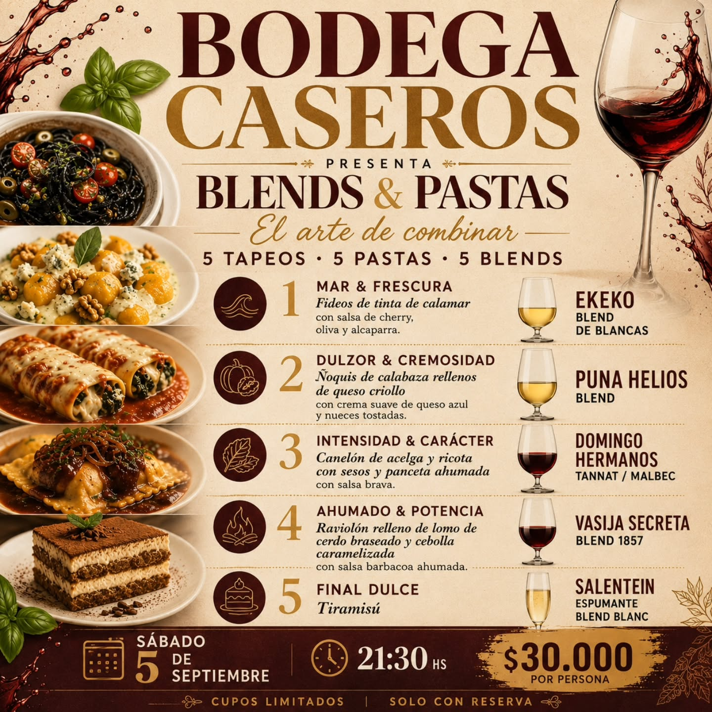 Blends & Pastas - El Arte de Combinar.