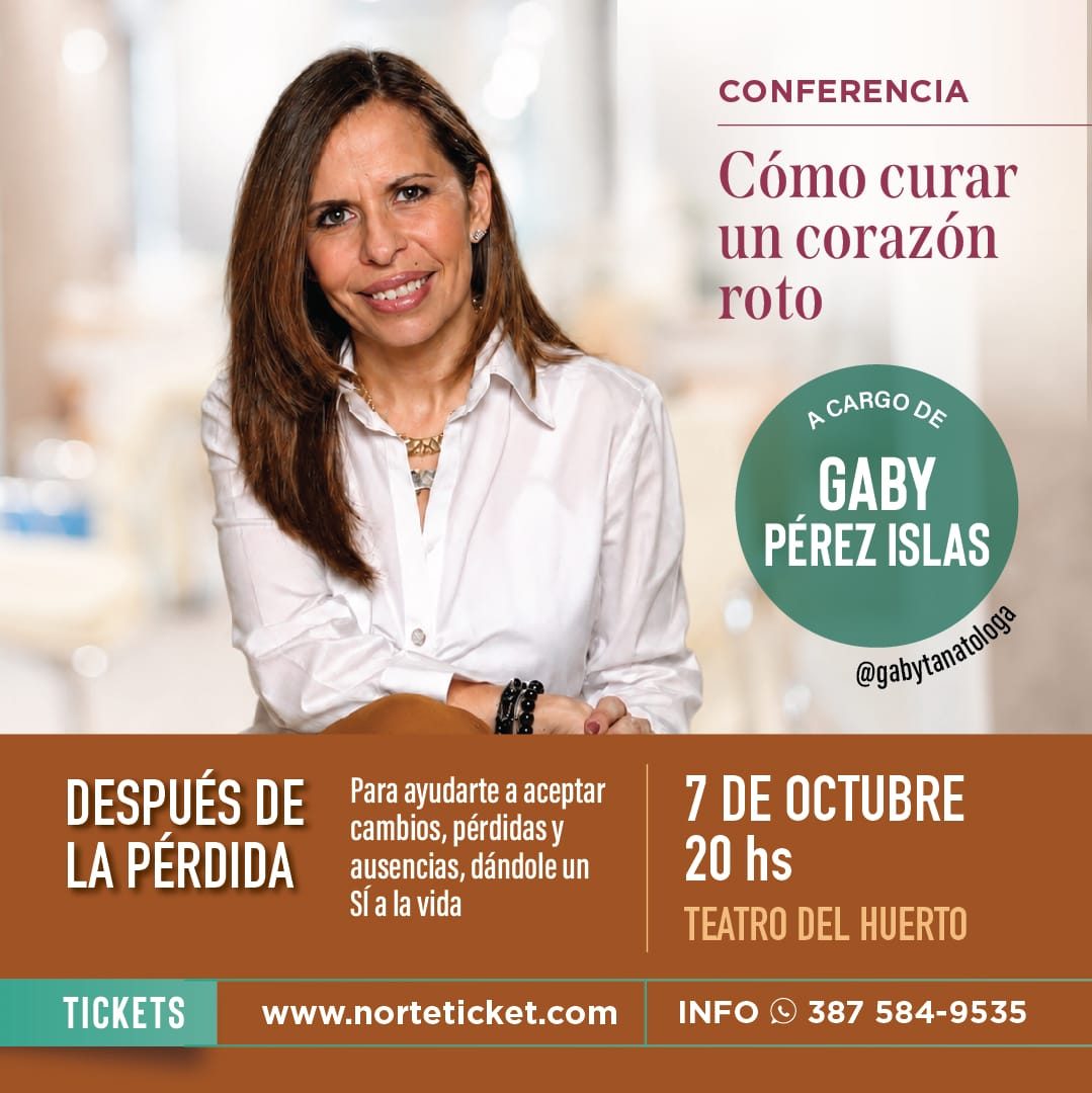 Conferencia: Como curar un corazón roto.