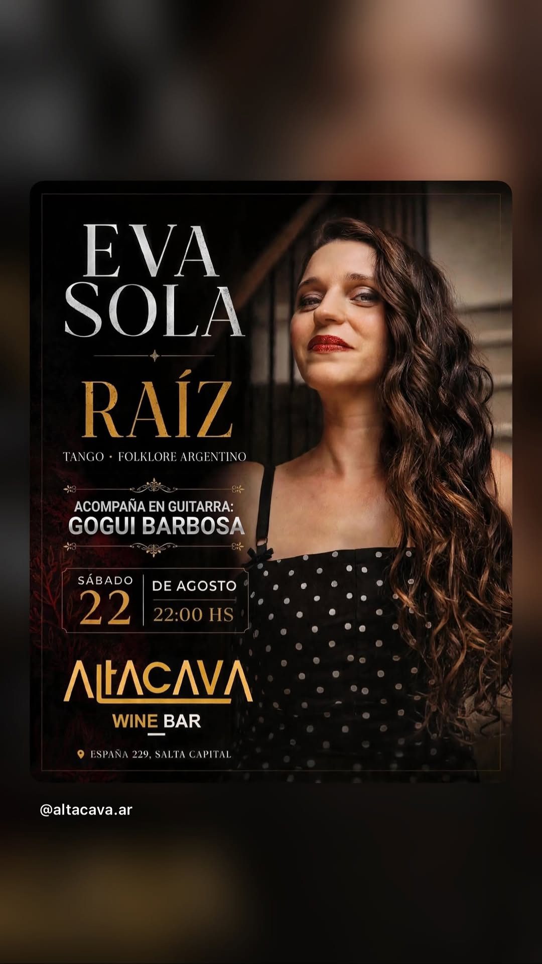 Eva Sola Presenta "Raiz".