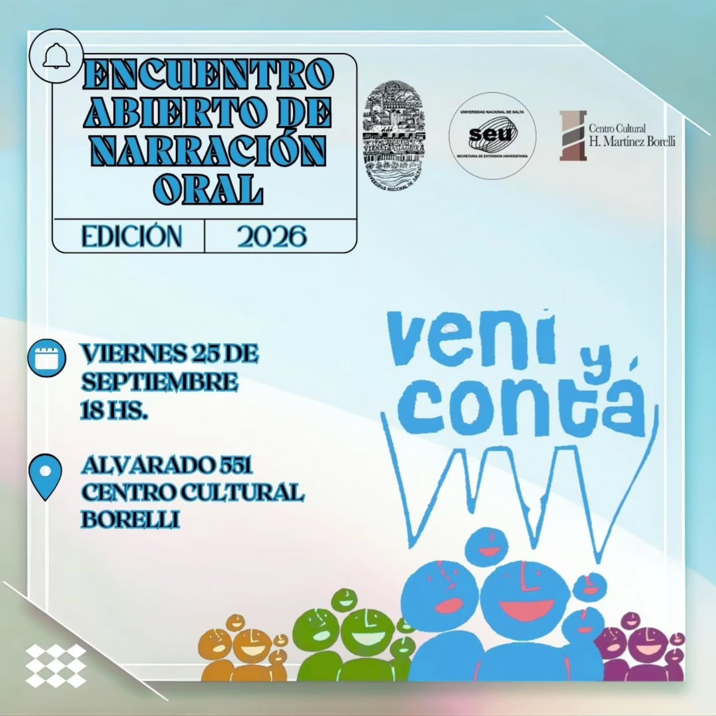 Encuentro de Narración Oral "Vení y Contá".