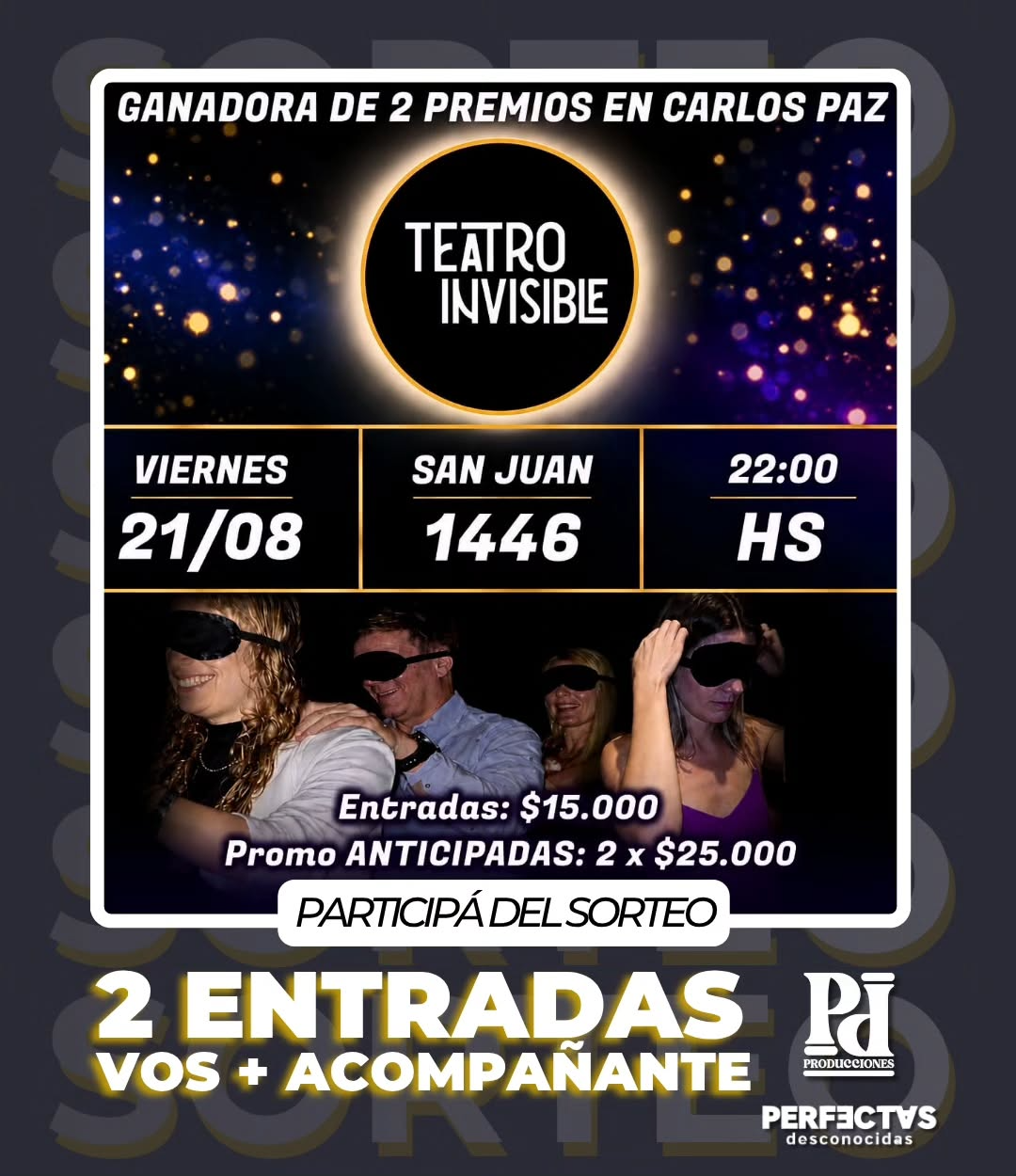 Teatro a Ciegas - Tu Pecado no quedará impune.