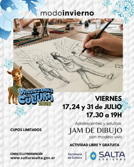 Jam de Dibujo (Con modelo vivo).