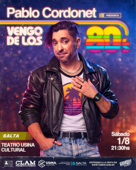 Pablo Cordonet Presenta - Vengo de los 80´s.