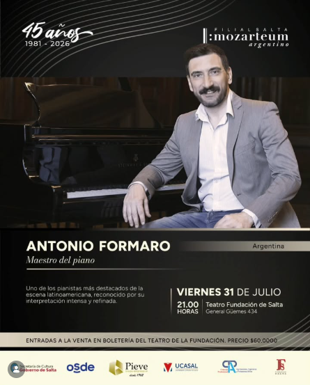 Concierto de Antonio Formaro.