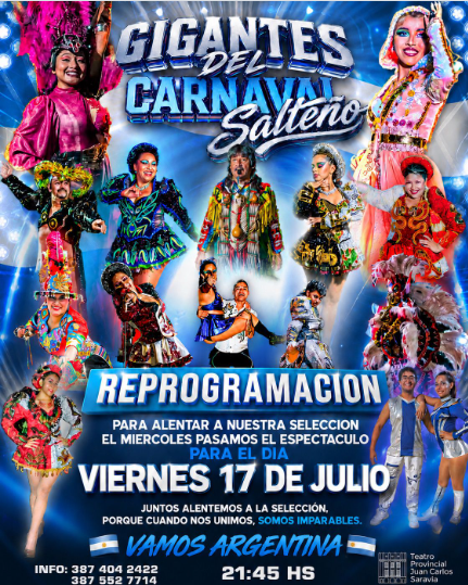 Gigantes del Carnaval Salteño 2026.