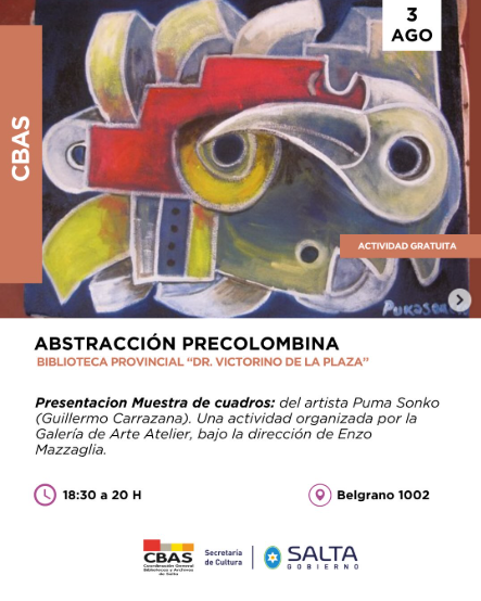 Inauguración de la muestra “Abstracción Precolombina”