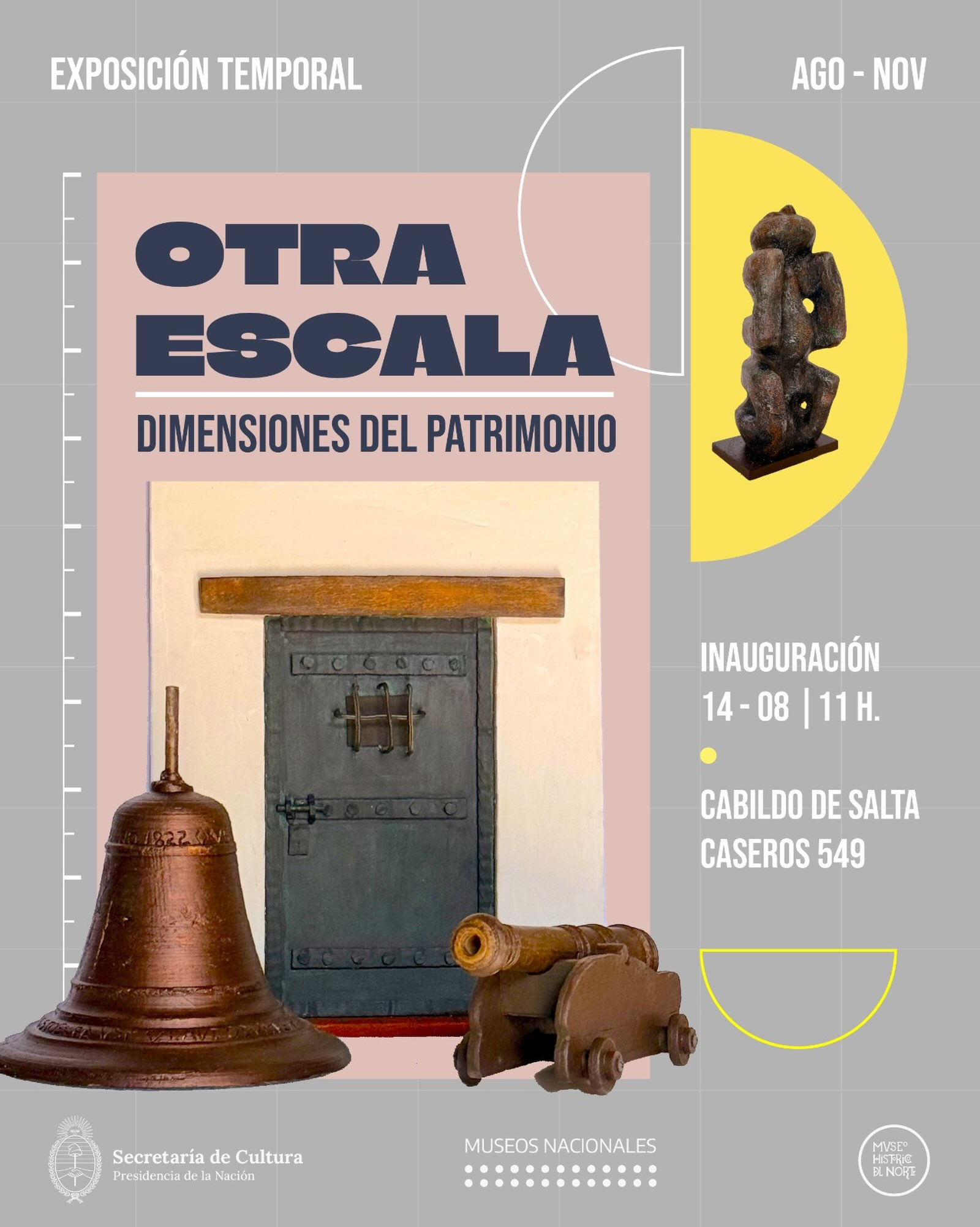 Inauguración de Muestra - “Otra escala. Dimensiones del patrimonio”.