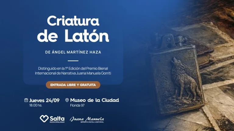 Presentación del Libro “Criatura de Latón” de Ángel Martínez Haza.