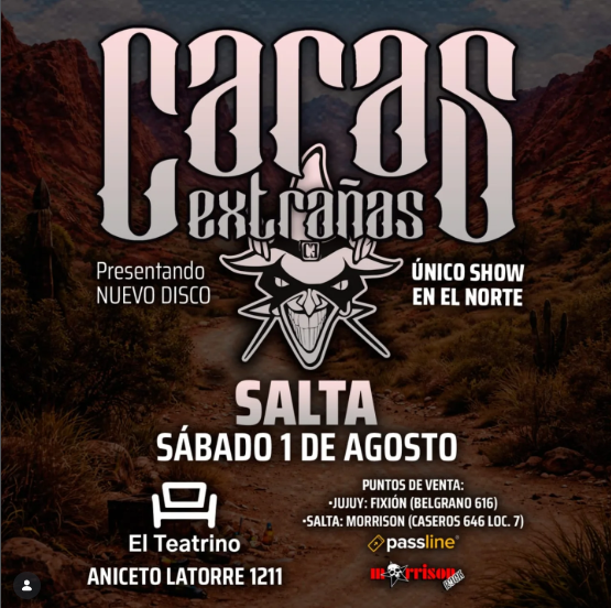 Caras Extrañas en Vivo.