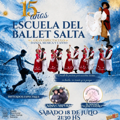 15 Años - Escuela del Ballet Salta.