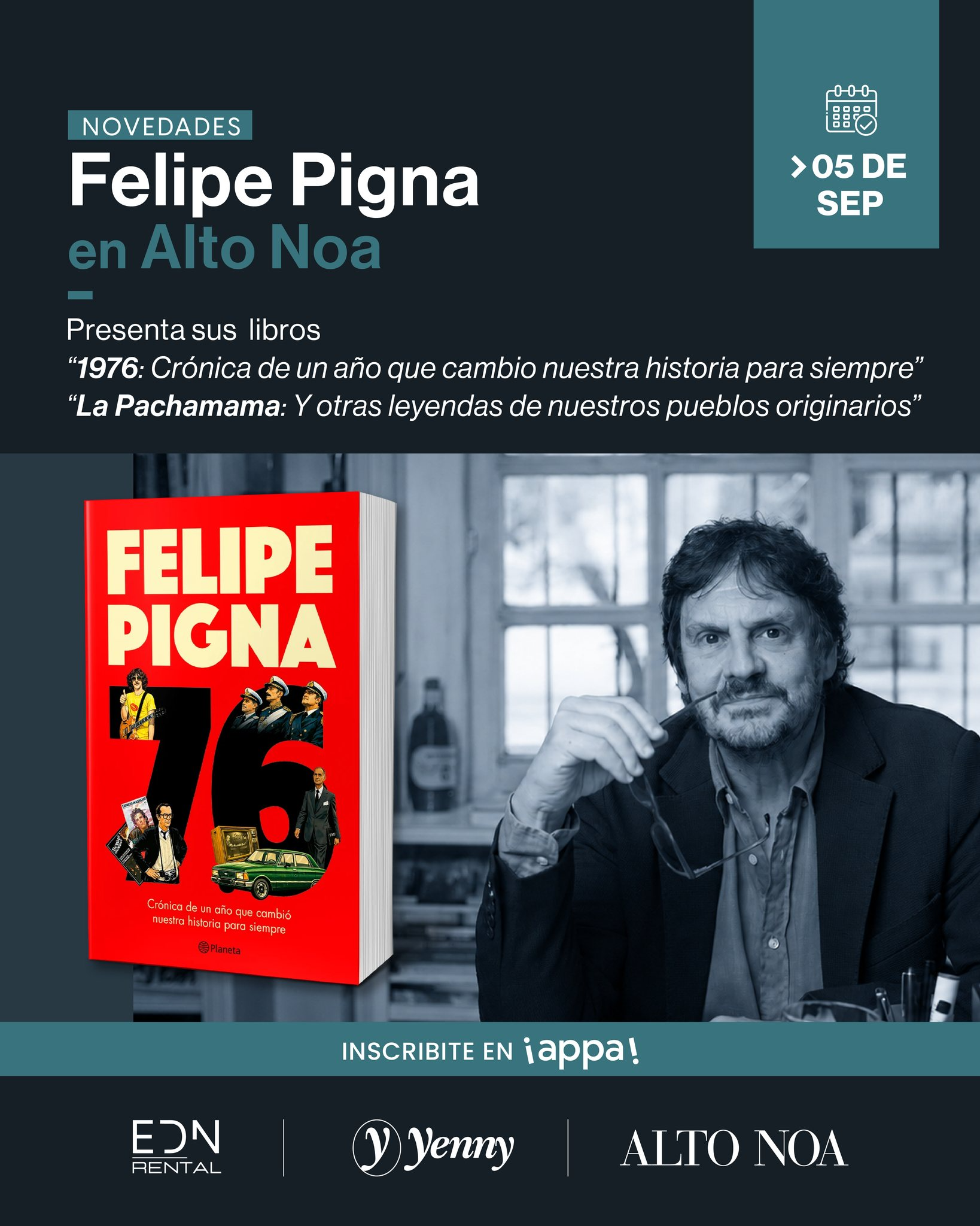 Presentación de libros "Felipe Pigna".
