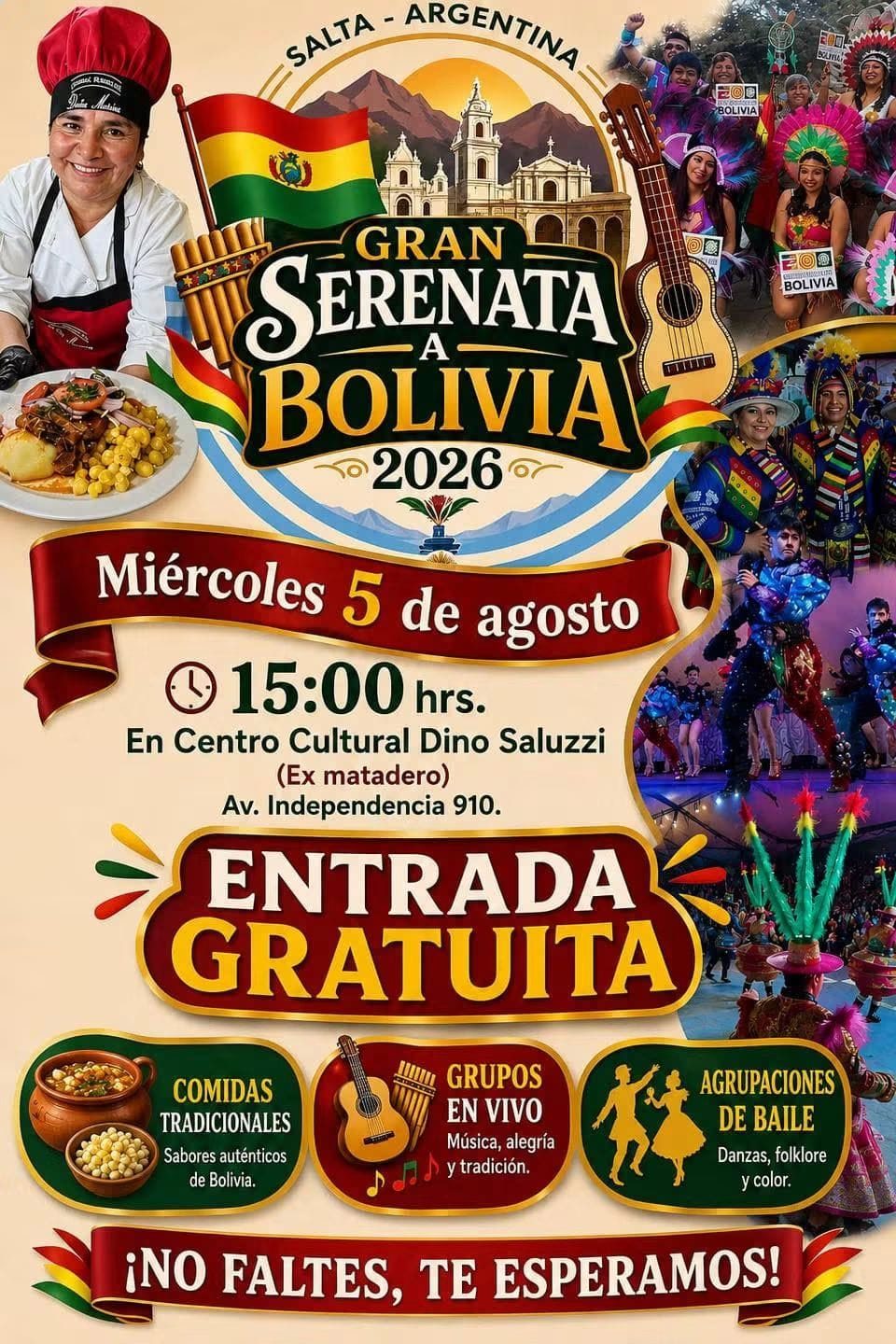 Gran Serenata a Bolivia 2026.