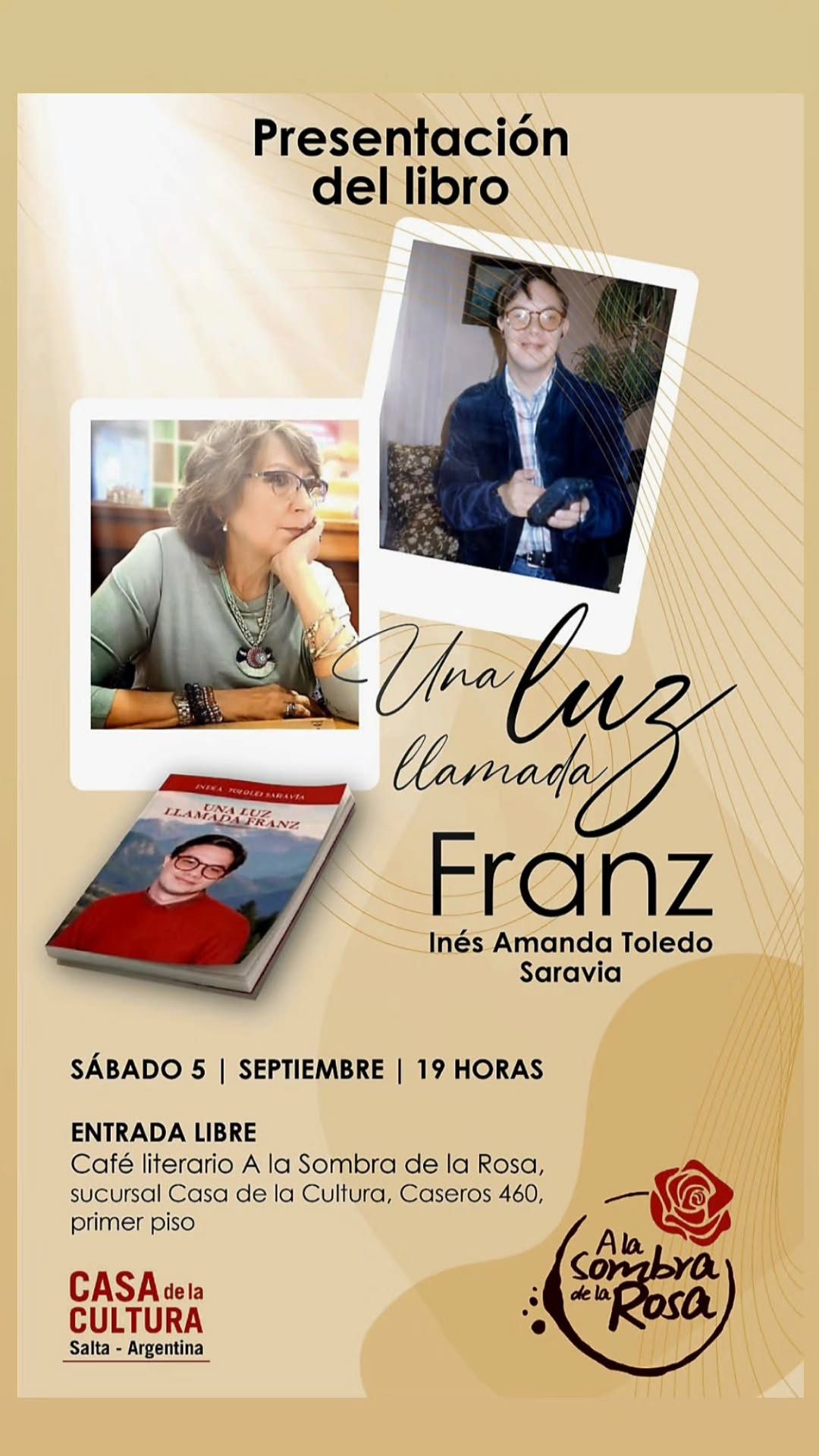 Presentación del libro "Una luz llamada Franz".