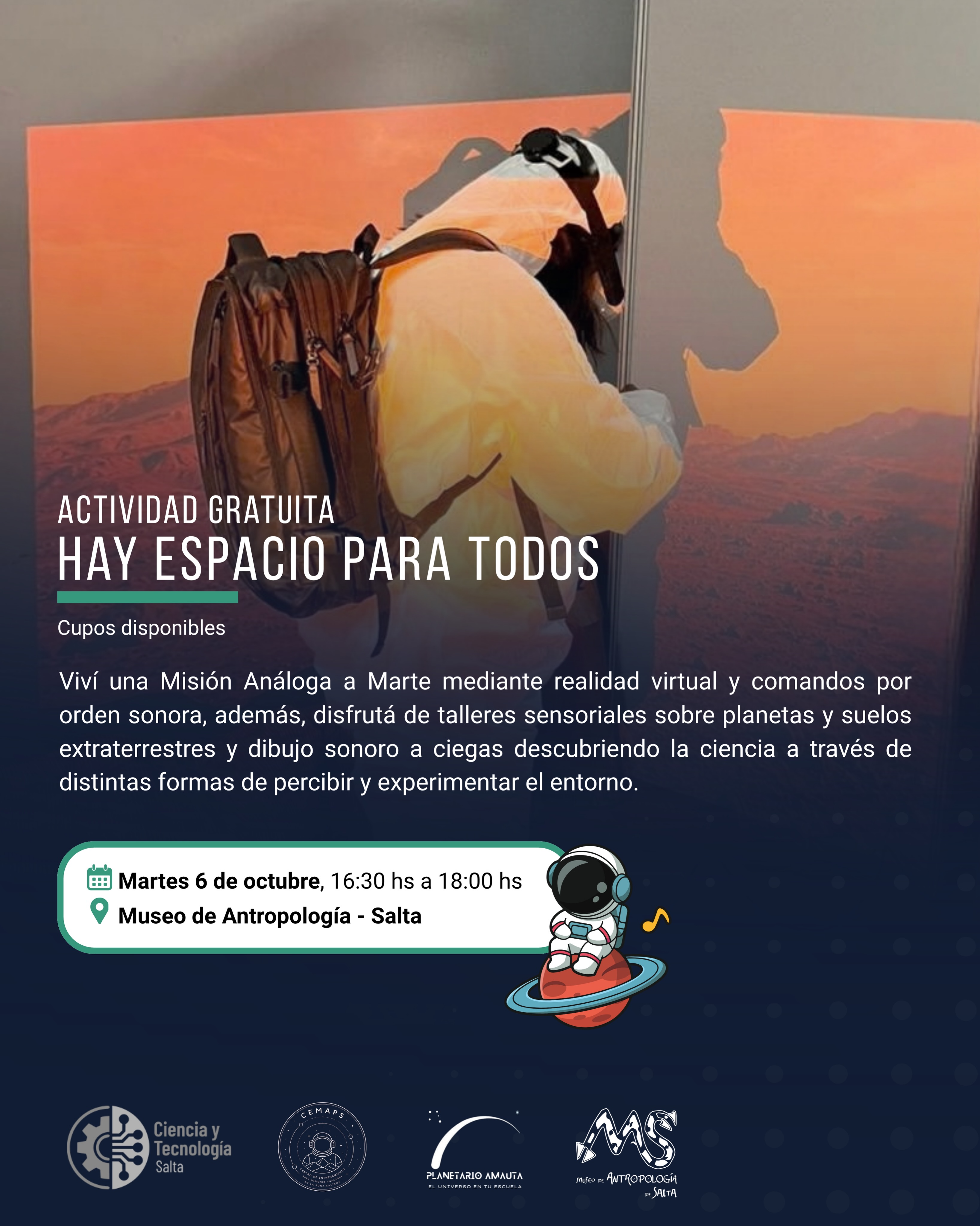 Realidad virtual y Misión Análoga a Marte.
