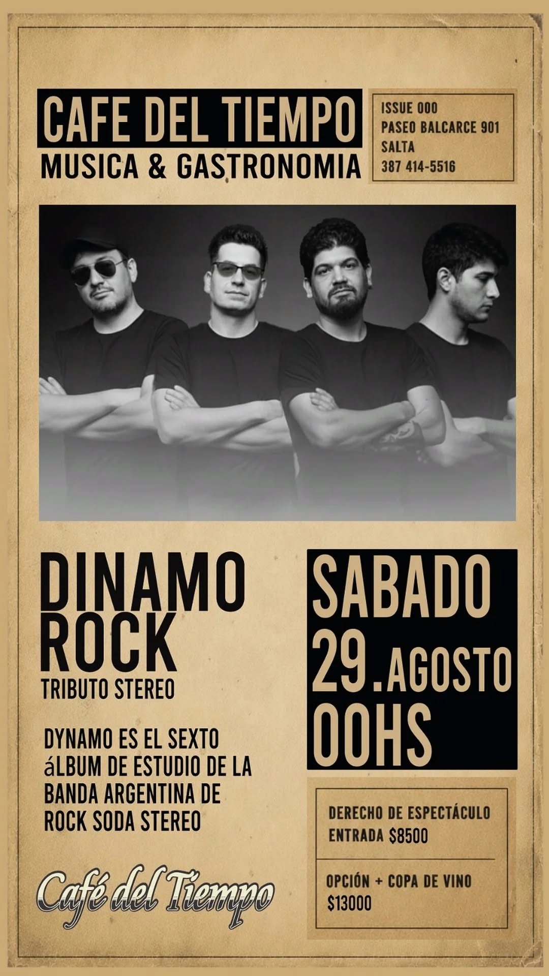 Dinamo Rock en vivo - Tributo Stereo.