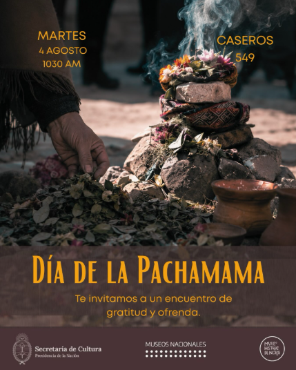 Día de la Pachamama en el Cabildo Histórico.