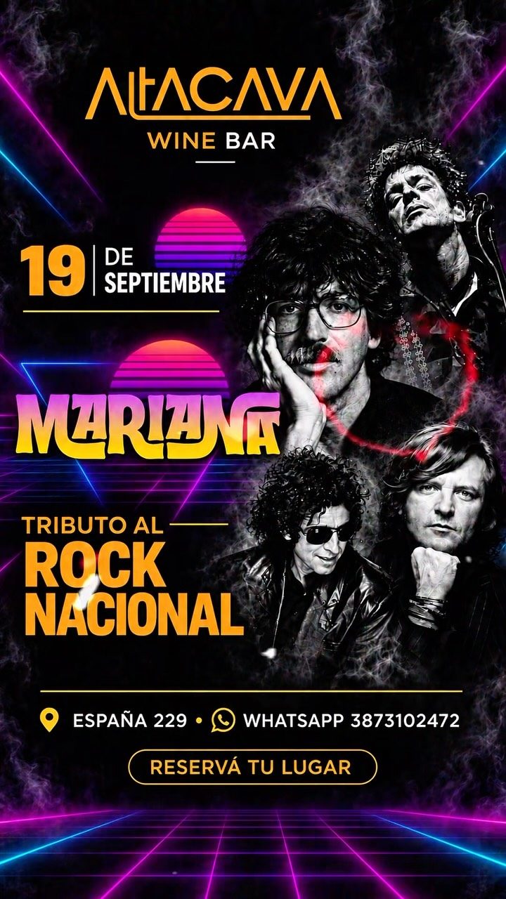 Mariana en Vivo - Rock Nacional.