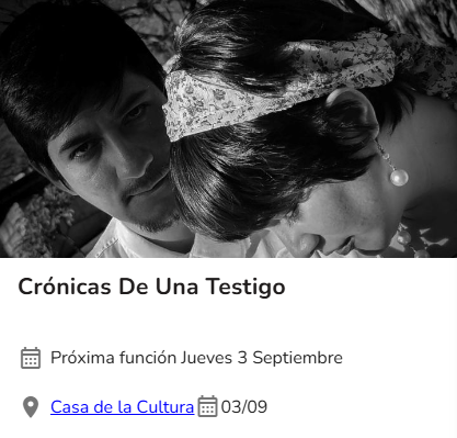 Crónicas de una Testigo.