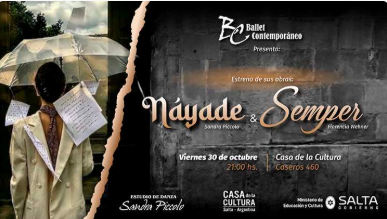 Ballet Contemporáneo Presenta: Nayade y Semper - Sandra Piccolo Florencia Wehner.