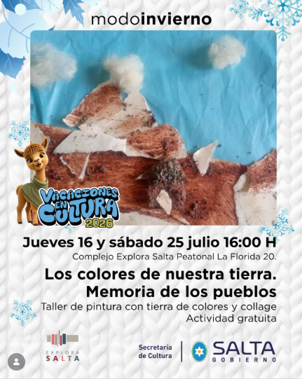 Taller de pintura - Los colores de nuestra tierra. Memoria de los pueblos.