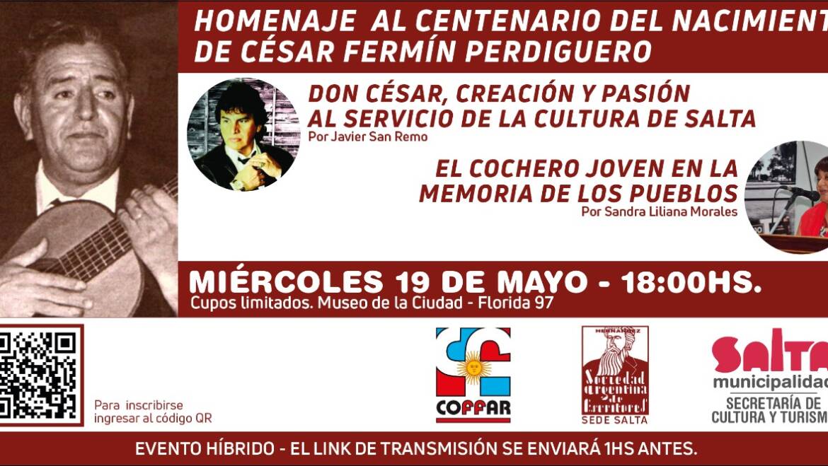 Homenaje a Perdiguero: el miércoles habrá dos disertaciones en el Museo de la Ciudad