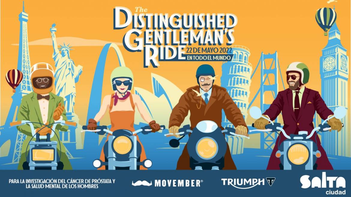Salta será escenario del Gentleman’s Ride 2022