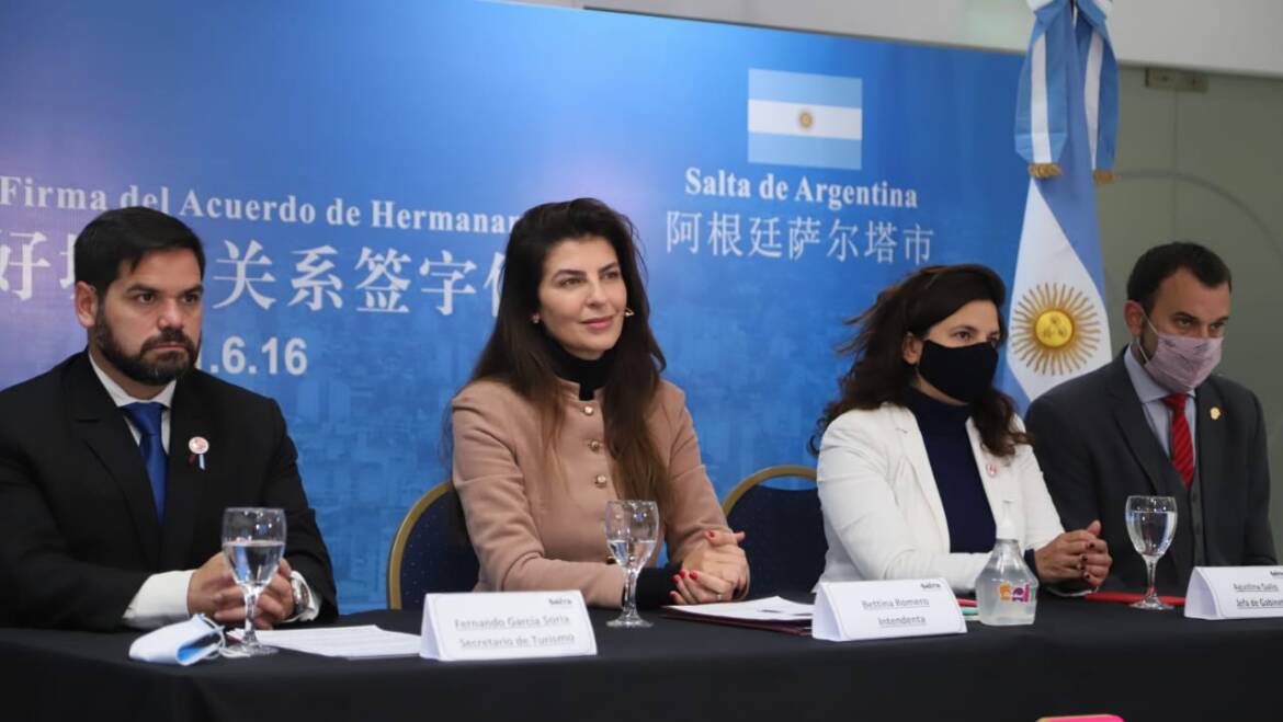 Intercambio Internacional: Bettina Romero acordó un hermanamiento con una ciudad de China